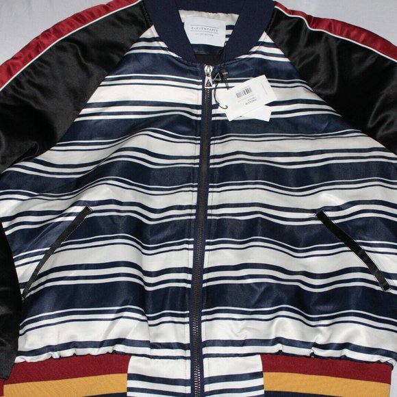 ELEVEN PARIS LA COLLECTION JORIAN FULL ZIP BOMBER JACKET Size XXL - Picture 2 of 3